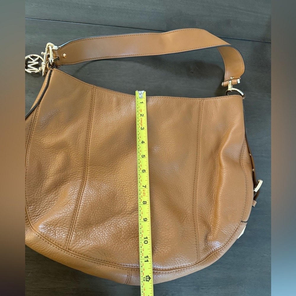 Michael Kors hobo tote luggage color Leather Shoulder Bag - Picture 7 of 8